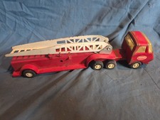 Vintage Mini Tonka Hook and Ladder Fire Truck 11" Made In USA