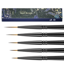 Nail Art Brushes for Nail Art, Liner Brush, Nail Brush Set, Ultra Fine Nail A...
