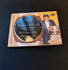 2018-19 UD Engrained Honorary Engravings  Mario Lemieux 050/100 Art Ross