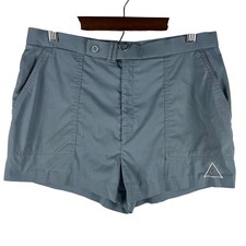 VTG Le Coq Sportif Mens Tennis Shorts SZ 32 Gray Blue Slate