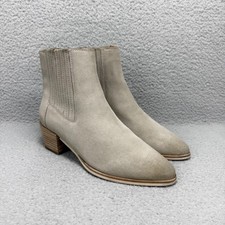 Rag  Bone Boots Womens 7 / EU 37 Shoes Grey Rover Suede Chelsea Ankle Booties 3