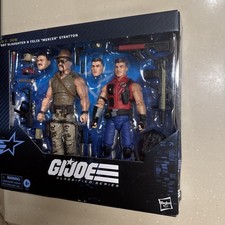 G.I. Joe Classified Series Sgt. Slaughter & Felix  Mercer  Stratton  DAMAGED