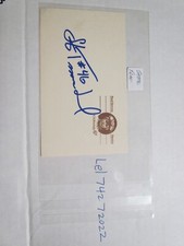 Steve Trachsel signed Post Card 
