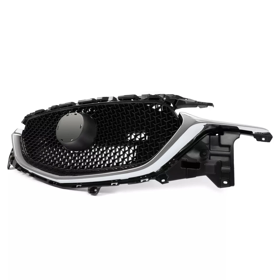 适用于马自达 CX-5 CX5 2017 - 2021 前上格栅镀铬装饰网状烧烤架 — 第 3/4 张图片