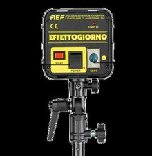 PRL) AEF ILLUMINATORE ELETTRONICO LUCE DIURNA 5500 °K BATTERIA 12VDC 250W LIGHT