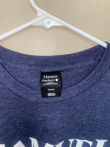 Heather Blue Samuel Adams Sam Adams Logo Men's T Shirt size Small NEW NWOT - Picture 2 of 3