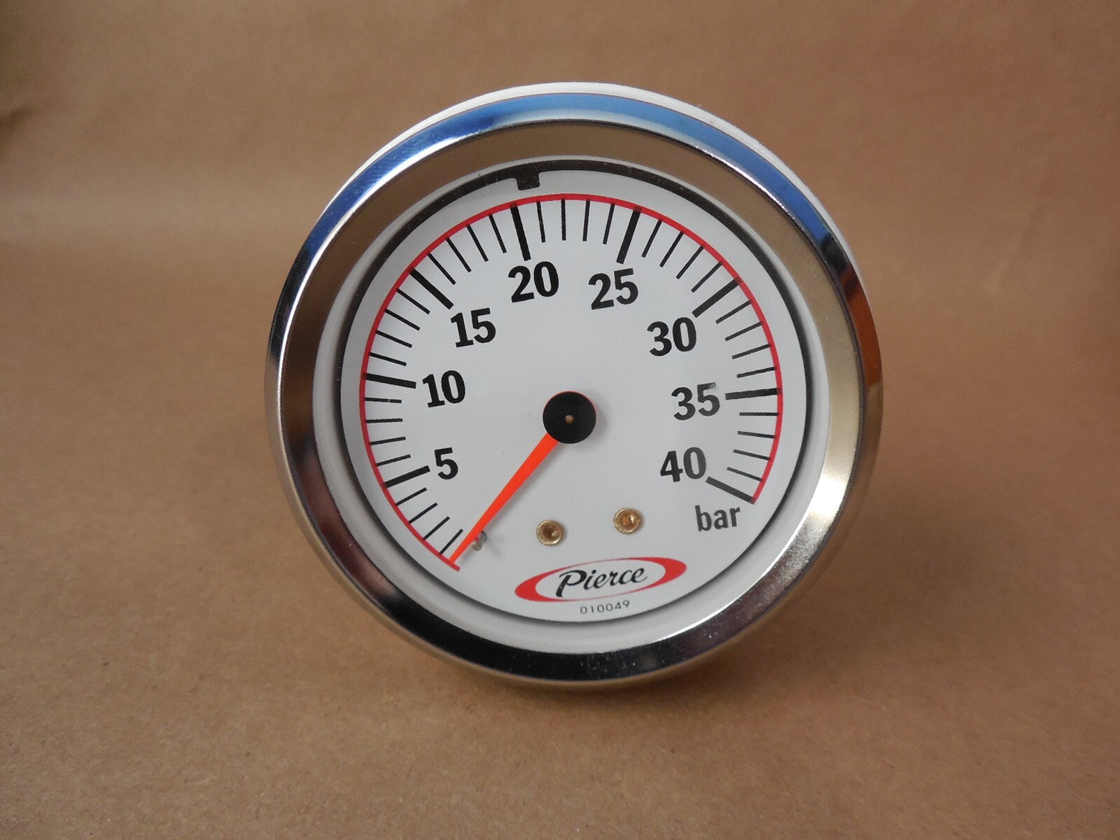 Pierce Class 1 Pressure Gauge: 0-40 BAR Pressure (0-580PSI); 010049
