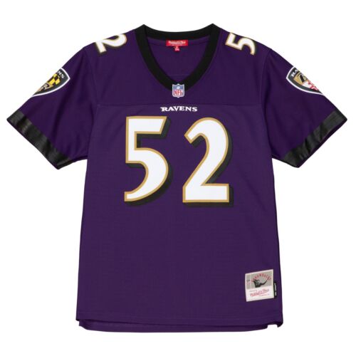 RayLewis Baltimore Ravens Mitchell & Ness Purple Legacy Jersey femenino de Ray Lewis Baltimore Ravens - Imagen 1 de 6