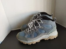 Holo Footwear Troy Hiking Boots Eco Leather Mid WP Iceberg  Men's Size 10.5