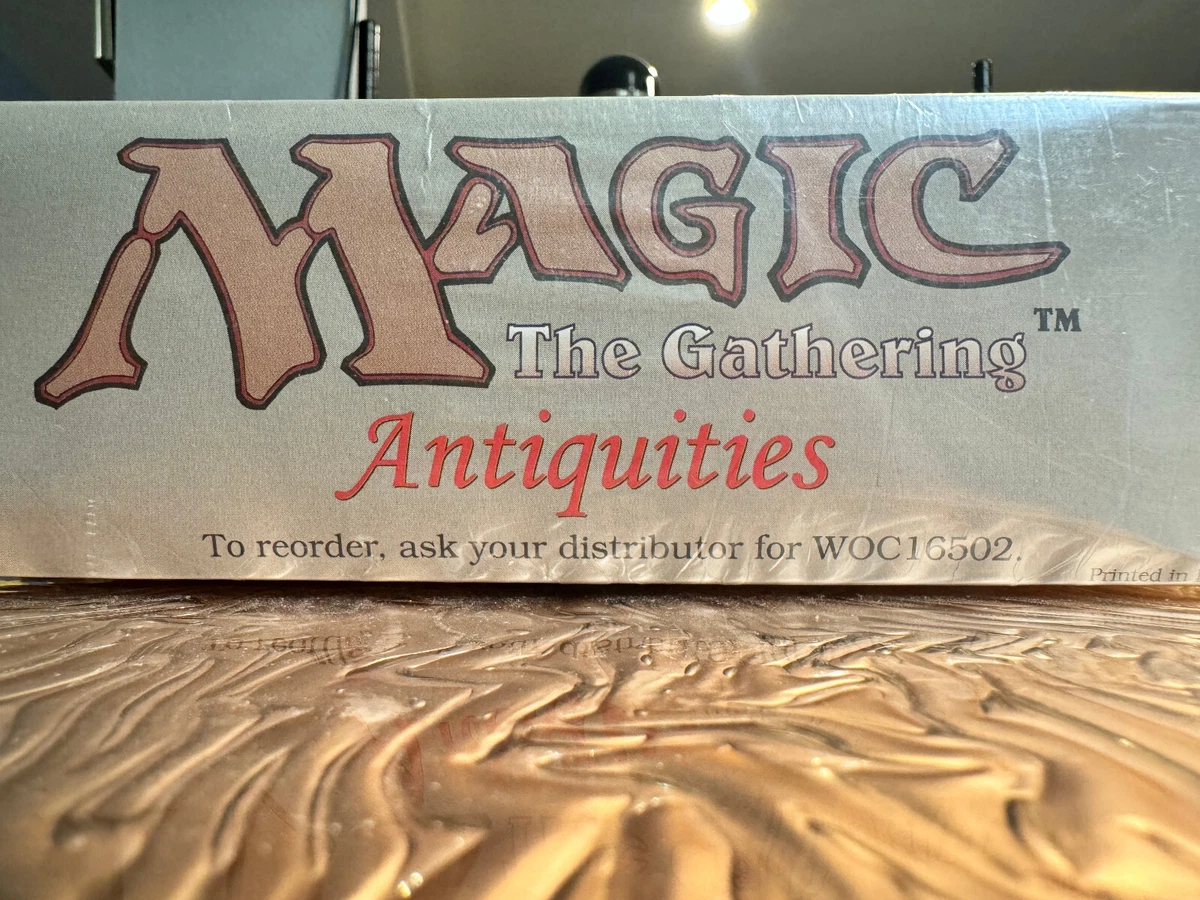 MTG Magic The Gathering ANTIQUITIES Booster Box FACTORY SEALED English 1994  | eBay