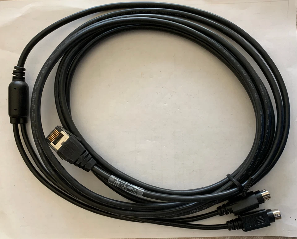 42M5594 IBM Compact PS/2 ANPOS (split cable) Long (3.8 meter) Black - Image 2 of 4