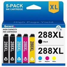 5PK 288XL T288XL 288 Ink For Epson Expression Home XP-434 XP-440 XP-446