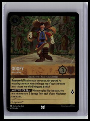 The First Chapter #4/204 Goofy - Musketeer cold foil