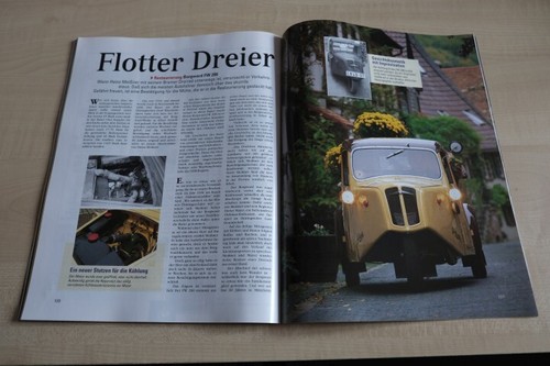 Motor Klassik 2590) Borgward FW 200 mit 6,5PS Restaurierung - ein interessanter