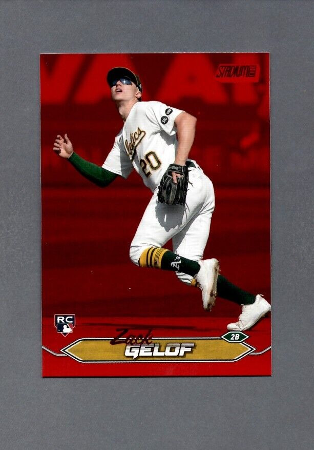 2024 Topps Stadium Club - Red Foil #281 Zack Gelof (RC) Oakland A's 🔥