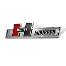 1Pc Hurst Equipped Emblem Logo Nameplate Badge