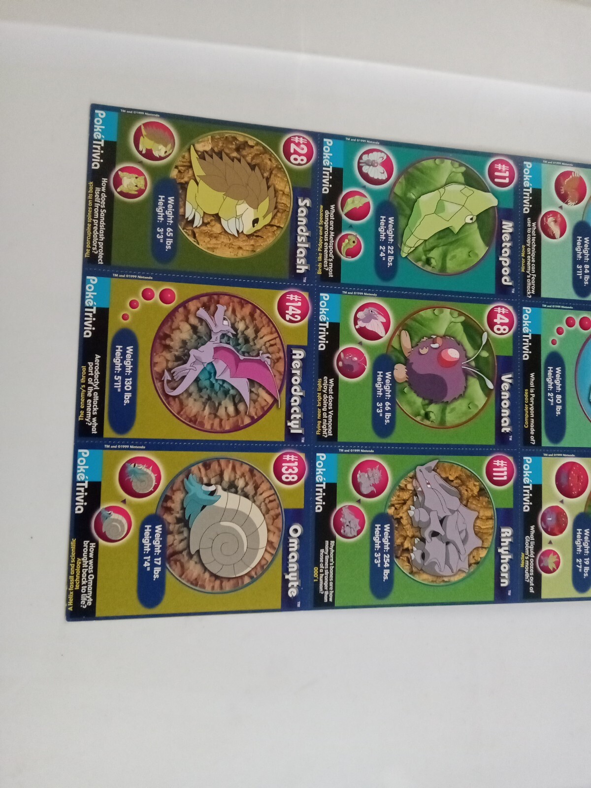 Pokemon burger King pokemon cards 1999 - Picture 4 of 8