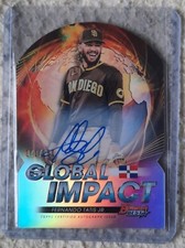 2022 Bowman’s Best Fernando Tatis Jr Global Impact Die Cut Auto /150 