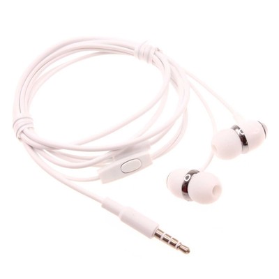 Hi-Fi Sound Wired Earphones Headphones Handsfree Mic Headset for Cell Phones