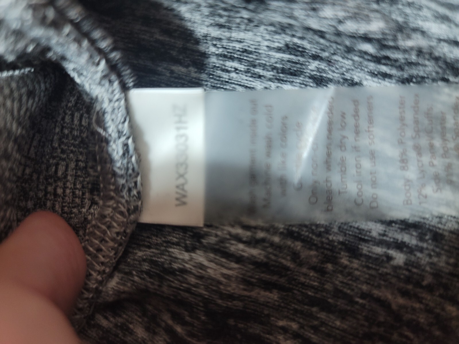 CALIA Women's Grey Full Zip Funnel Neck Athletic Sweater Size XL