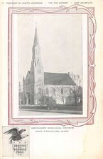 East Wymouth Massachusetts Methodist Episcopal Church Antique Postcard K48112