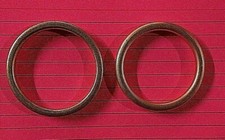 2x Exhaust Gaskets VLX600 VT600 VT600C All (both diameters,  front & rear)