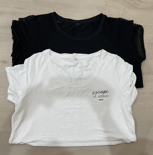 Deux Gilets D'entraînement Lorna Jane Taille XS - Noir Et Violet, En Très Bon état