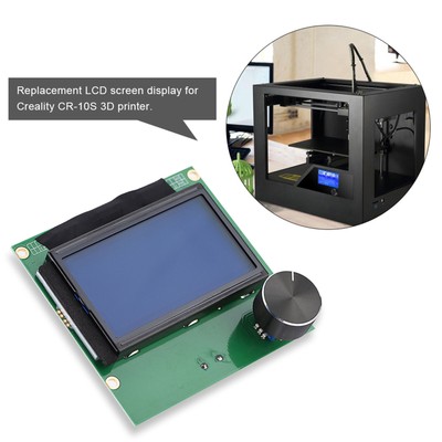 Replacement LCD Display Screen with 2 Cable for Creality CR 10S 3D Printer