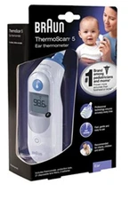 Braun ThermoScan 5 with ExactTemp Ear Thermometer IRT6500 - White