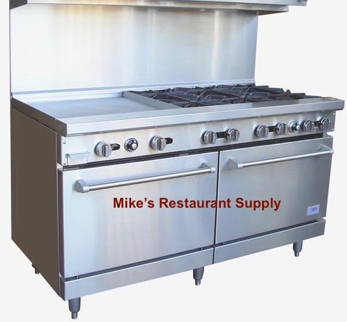 flat top gas range