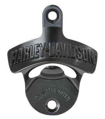 Harley-Davidson Wand Flaschenöffner *HDX-98507* Throttle Down Wall Mount schwarz