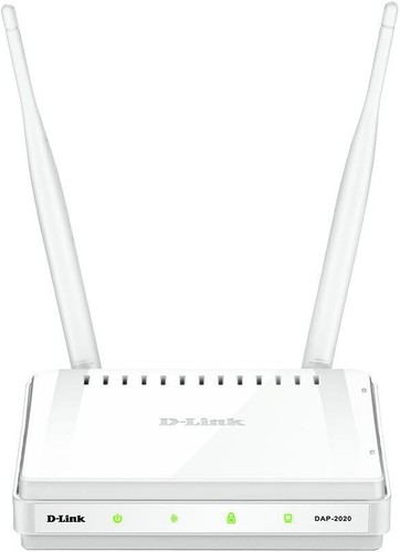 D-Link DAP-2020 Wireless N Access Point WiFi WLAN bis 300 Mbit/s Weiß