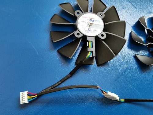 95mm ASUS GTX780 GTX780TI R9 280X 290 290X Dual Fan FD9015U12S 5Pin 0.55A - Picture 3 of 3