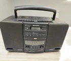 Sharp WQ-CH600 Dual Cassette High Speed Portable Stereo Boombox 1994 Works