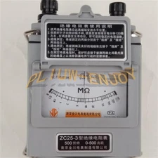 1PCS NEW ZC25-3B Needle 500V/500Mω Insulation Tester Resistance Meter