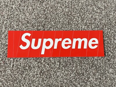 Supreme SS23 Cut Up / Split / Peel Off Box Logo Sticker