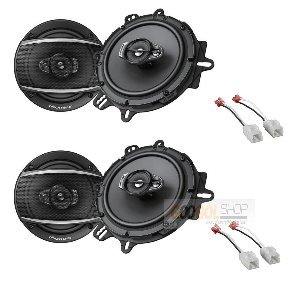 Altavoz delantero-trasero Pioneer 320W paquete de actualización de 6,5" para Jeep Wrangler 2007-2017 Foto 2 de 3