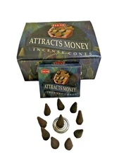 Hem Attracts Money Incense Cones - Pick 10-20-30-50-100-120 Free Shipping