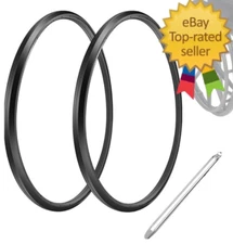 (1 Pair) Wheelchair Rear Wheel Replacement Tire, Wheelchair Tire, 24 "X 1" Unive