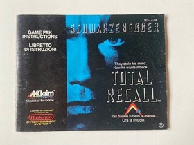 TOTAL RECALL SCHWARZENEGGER NINTENDO NES COMPLETO PAL A MATTEL ACCLAIM A3 XYZ