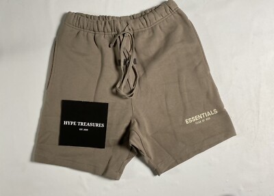 パンツ FEAR OF GOD ESSENTIALS SWEAT SHORT Amber NEW FEAR OF GOD ESSENTIALS SWEATSHORTS FLEECE SHORTS AMBER,TAUPE