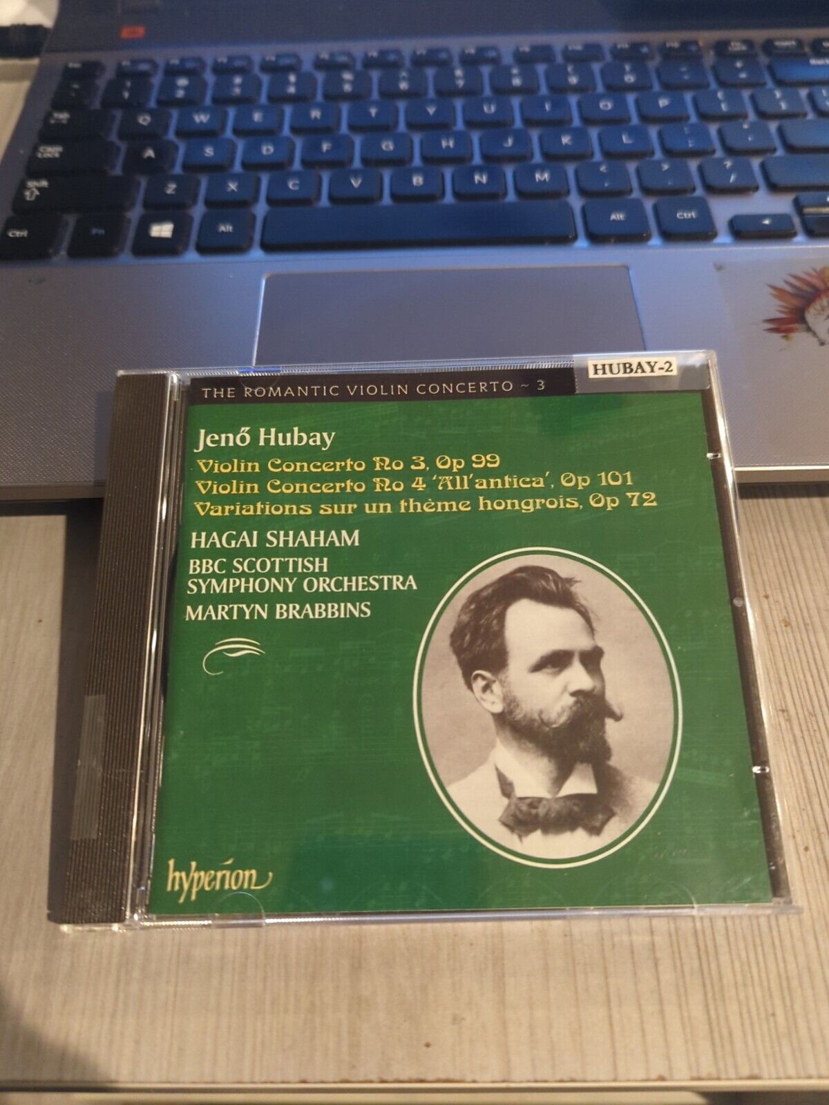 CD 2584 - HUBAY Violin Concertos 3 & 4 ~ Hagai Shaham