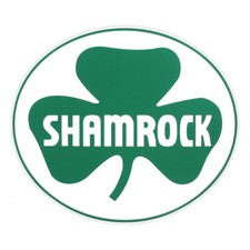 Shamrock 11" Oval Vinyl Decal DC205 