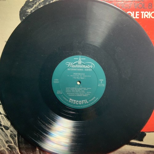 PERGOLESI - I MAESTRO DI MUSICA - ORIGINAL WESTMINSTER SCHALLPLATTEN VINYL - GEBRAUCHT - Bild 3 von 5