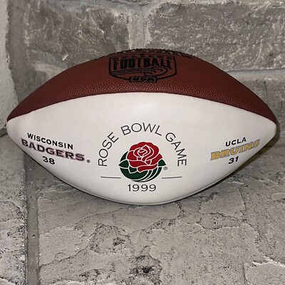 Mint 1999 Rose Bowl Wisconsin Badger UCLA Bruins  Wilson Football Ron Dayne