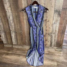 Astr The Label Blue Floral Dress Small High Low Sz Small