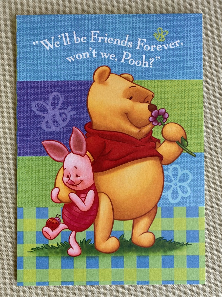 Winnie Pooh Piglet Friends Friendship Day July 30 Hallmark