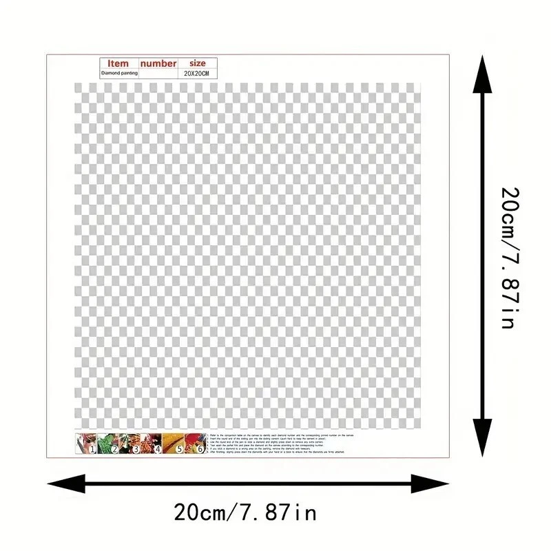 Kit de pintura de diamantes 5D 20X20cm Zodiaco colorido Foto 3 de 4