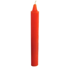 Orange Candle (6 Inches) - Household or Spell Taper Candle - Sold Individually