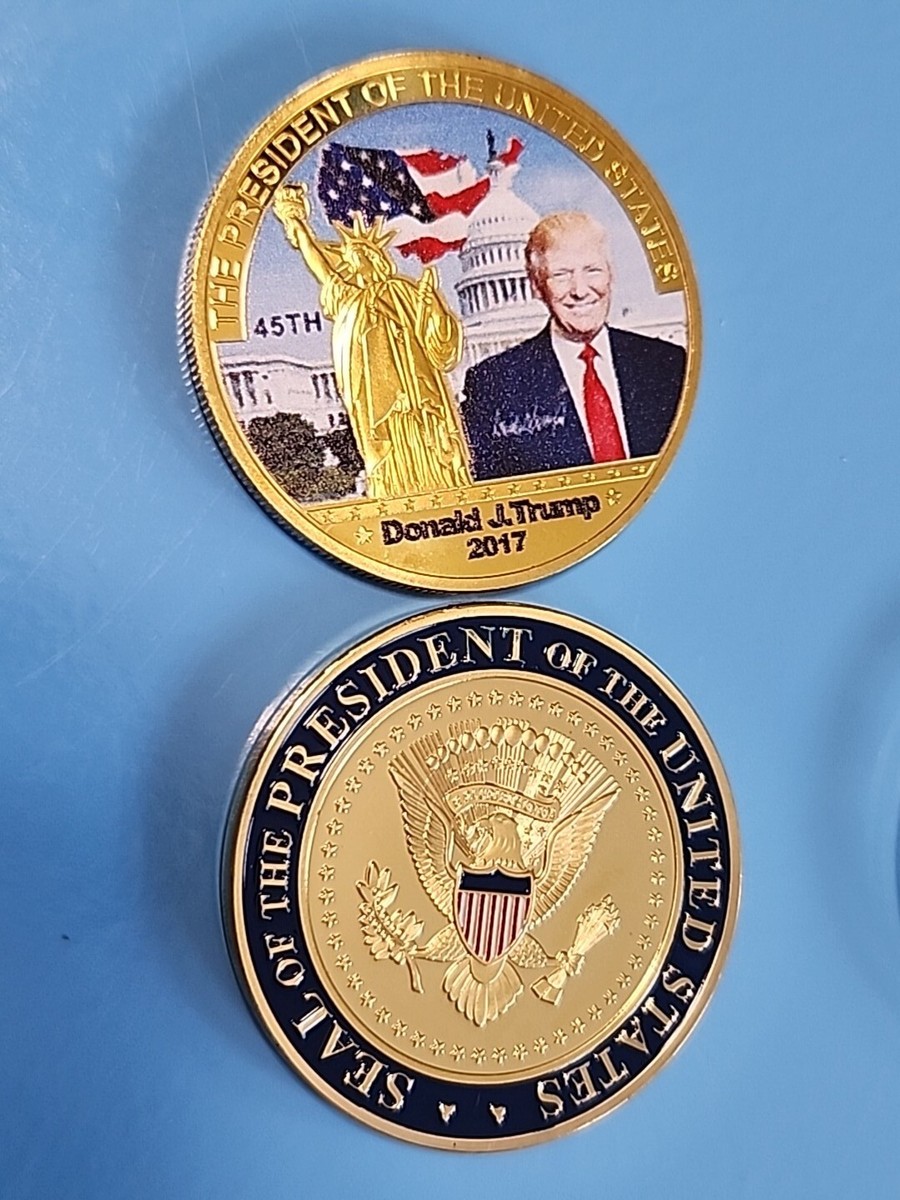 2017 45th President Donald Trump Presidential Seal Commemorative